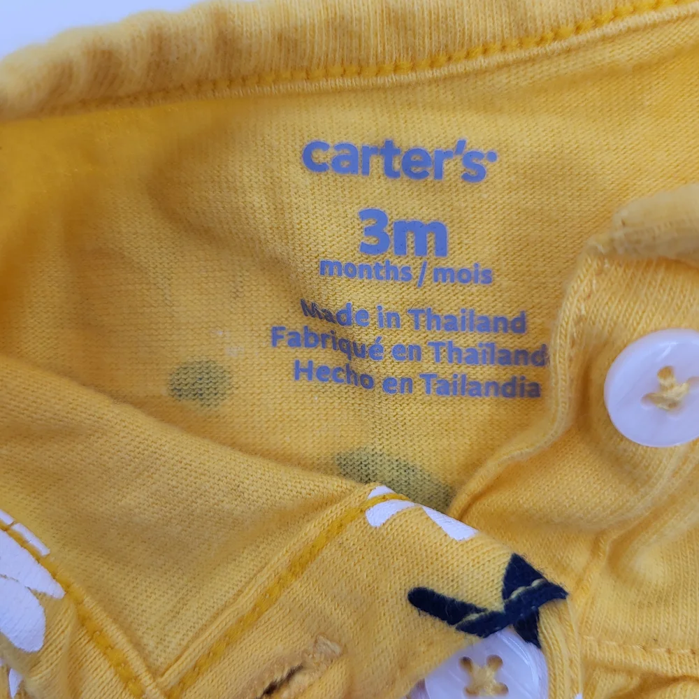 Yellow Floral Kids Top and Blue Shorts Set